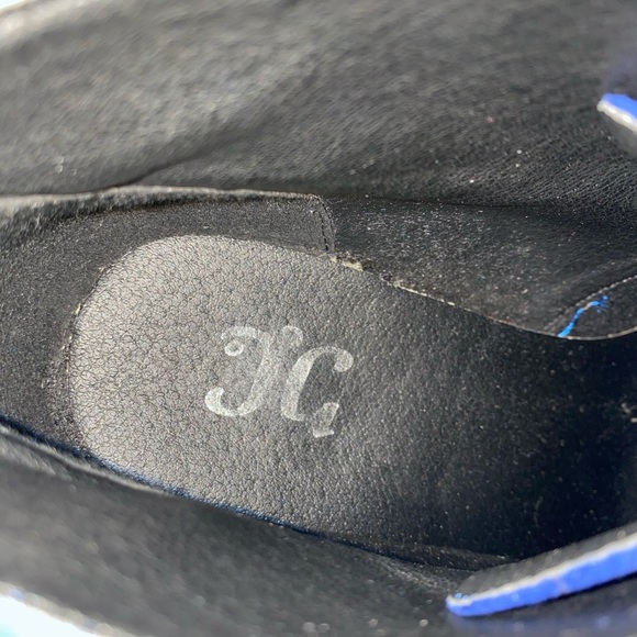 Blue heeled boots - Picture 7 of 8